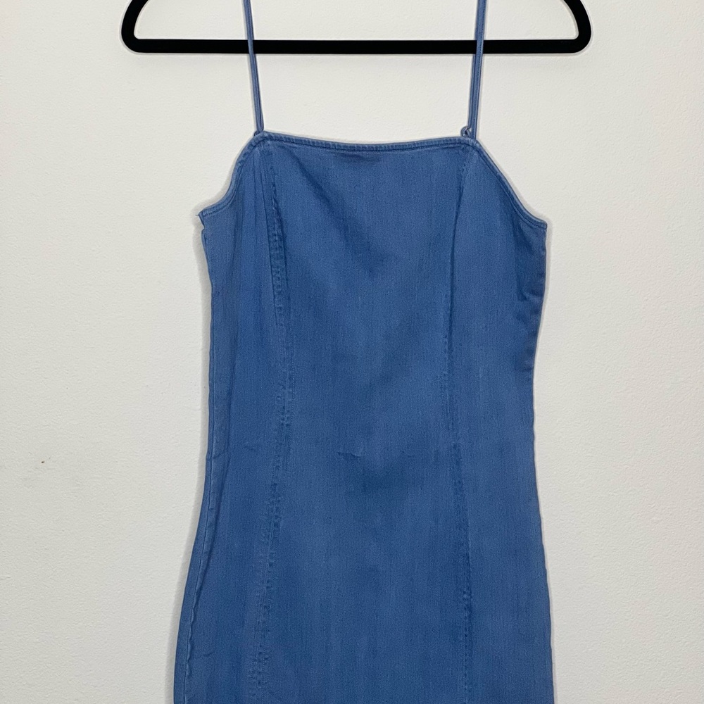 Faux Jean Mini Dress.
